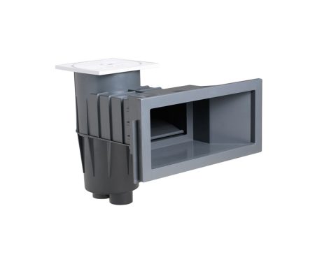 Brede mond skimmer voor linerbaden - Donker grijs