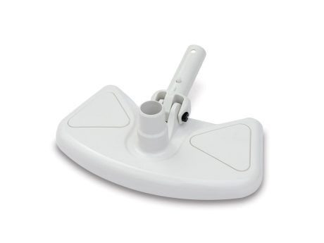 Grote stofzuiger, uit wit ABS, met vinyl bumper, gewichten en borstels